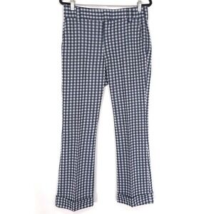 DONEGAL Vintage Pants 30x30 DOUBLE KNIT Plaid Check Flare 60s 70s No Size Tag‎